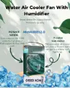 Water Air Cooler Fan With Humidifier